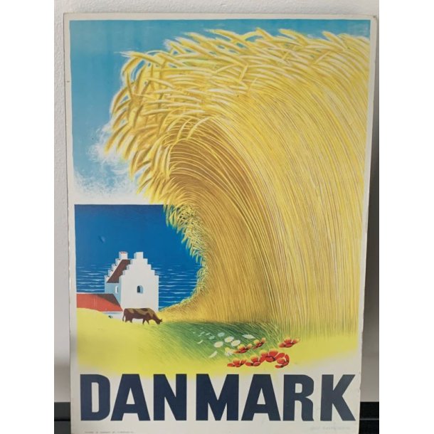 Retro billede p trplade - Danmark