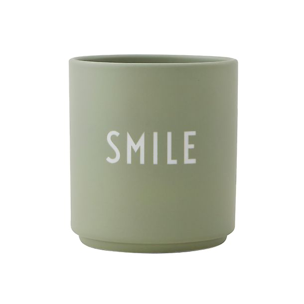 DESIGN LETTERS Favoritkop Smile, grn