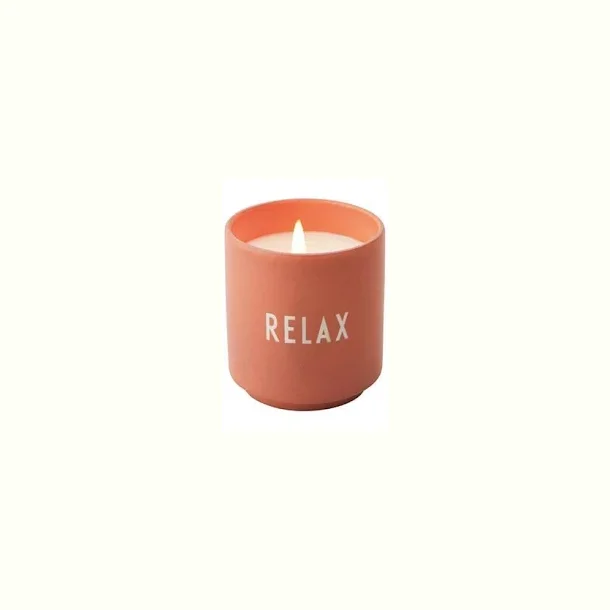 DESIGN LETTERS Duftlys, Relax, H6 cm